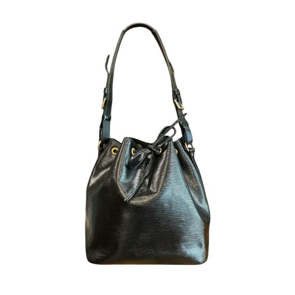 Louis Vuitton Black Epi Leather Bucket Shoulder Bag - Picture 3 of 9